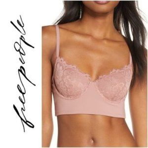 NWT Free People Bianca LongLine Bralette